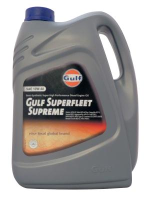 Моторное масло GULF Superfleet Supreme SAE 10w40, 5л